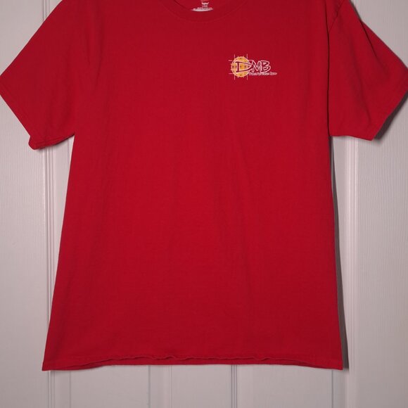 Dave Matthews Band: Cross Hatch Circle USED Shirt (L, Red, DMB, Rock, Jam) - Picture 7 of 10